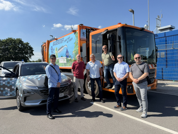 Wasserstoff hautnah an der Tankstelle Nienburg