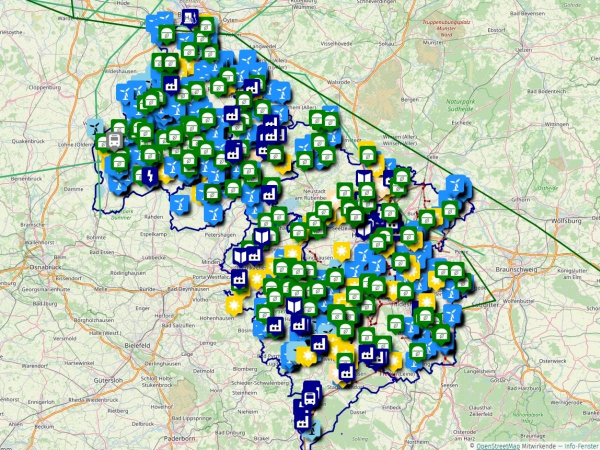 Karte zeigt Aktivitäten und Potenziale der Region 