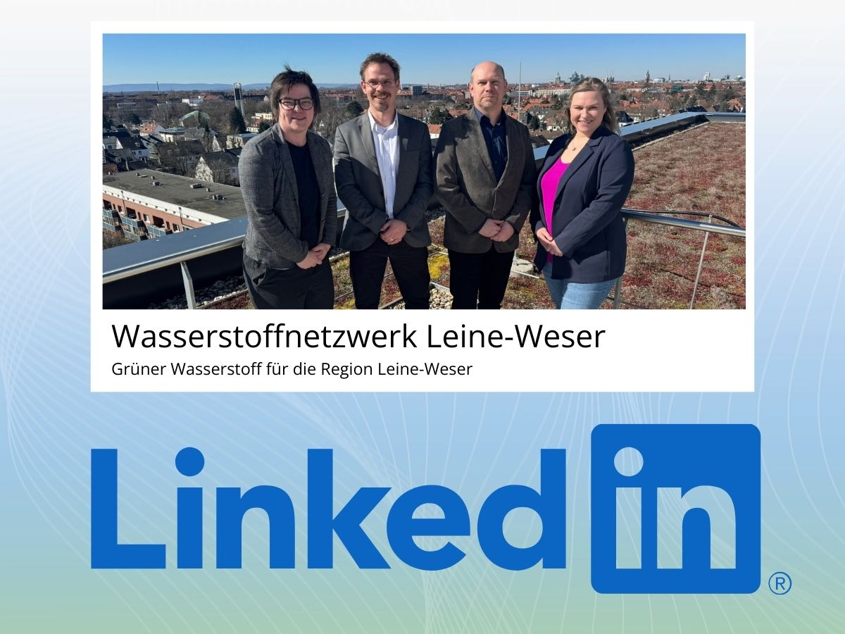LinkedIn Account des Wasserstoffnetzwerk Leine-Weser