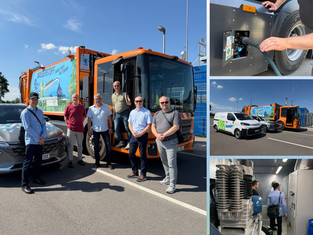 Woche des Wasserstoffs an der Wasserstofftankstelle Nienburg/Weser